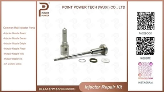 0445120075 Injector Repair Kit Include Nozzle DLLA137P1577 And Valve F00RJ01278