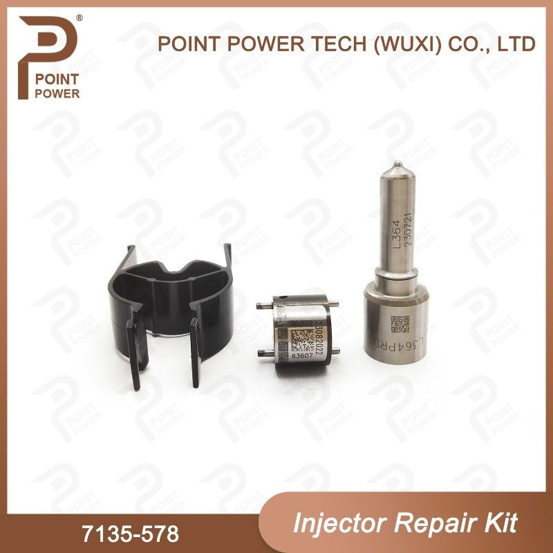 Common Rail Injector Repair Kit 7135-578 for Delphi 28264952 GMDAT Z20D (Nozzle L364PRD + Control Valve 28525582)