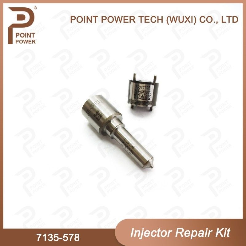 Common Rail Injector Repair Kit 7135-578 for Delphi 28264952 GMDAT Z20D (Nozzle L364PRD + Control Valve 28525582)