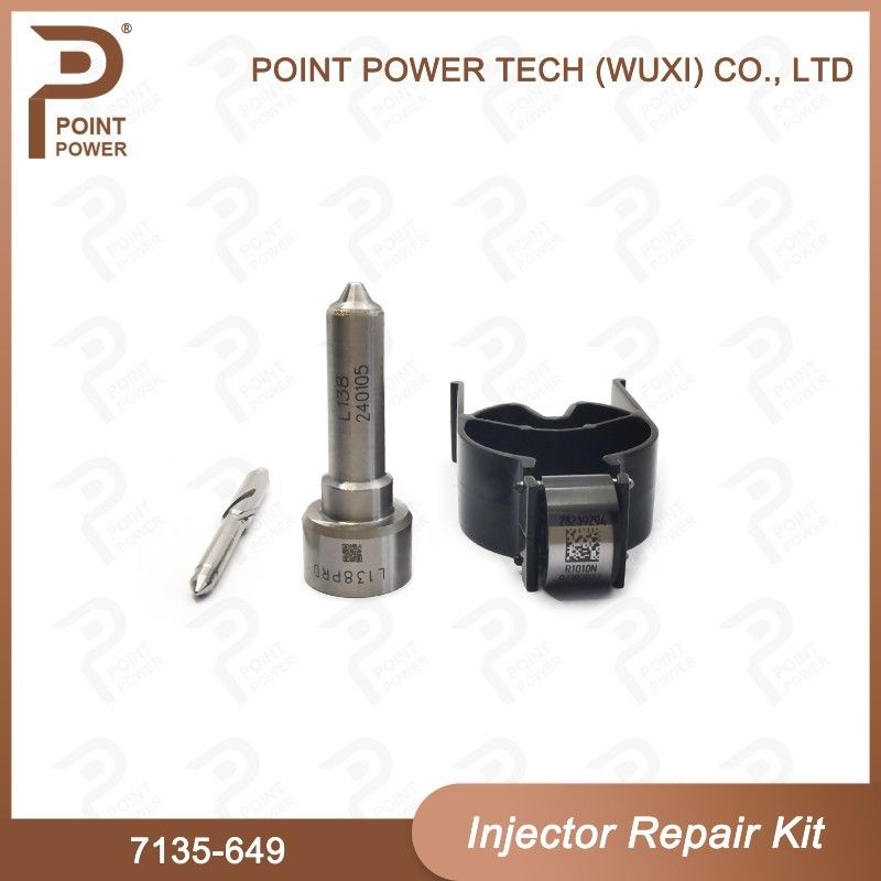 7135-649 Delphi Injector Repair Kit With L138PRD Nozzle And 28239294 Control Valve Nozzle-Valve Kit