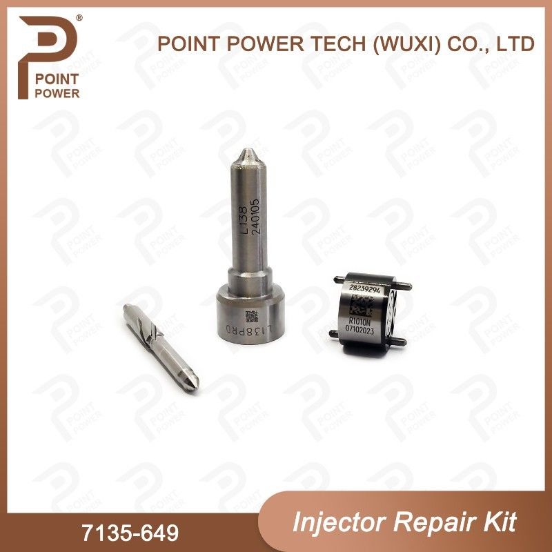 7135-649 Delphi Injector Repair Kit With L138PRD Nozzle And 28239294 Control Valve Nozzle-Valve Kit