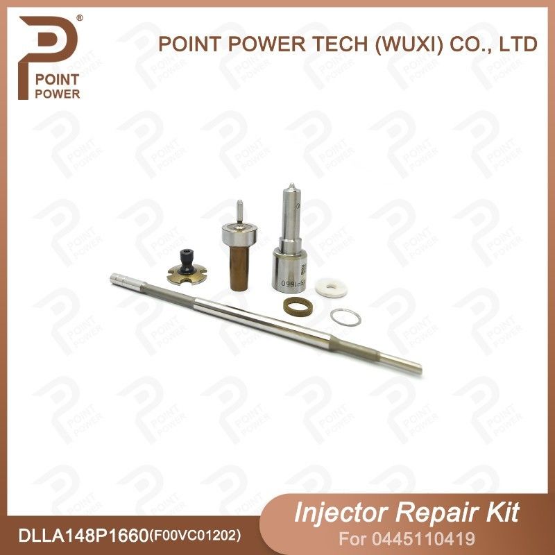 0445110419 Injector Repair Kit for diesel fuel injectors Include Nozzle DLLA148P1660 And Valve F00VC01202
