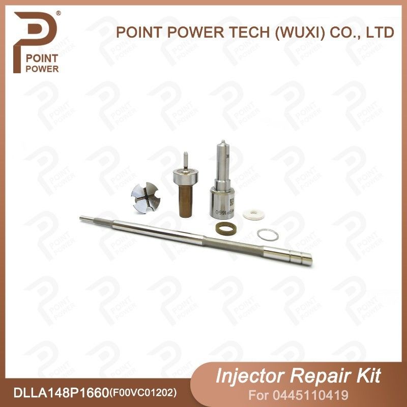 0445110419 Injector Repair Kit for diesel fuel injectors Include Nozzle DLLA148P1660 And Valve F00VC01202