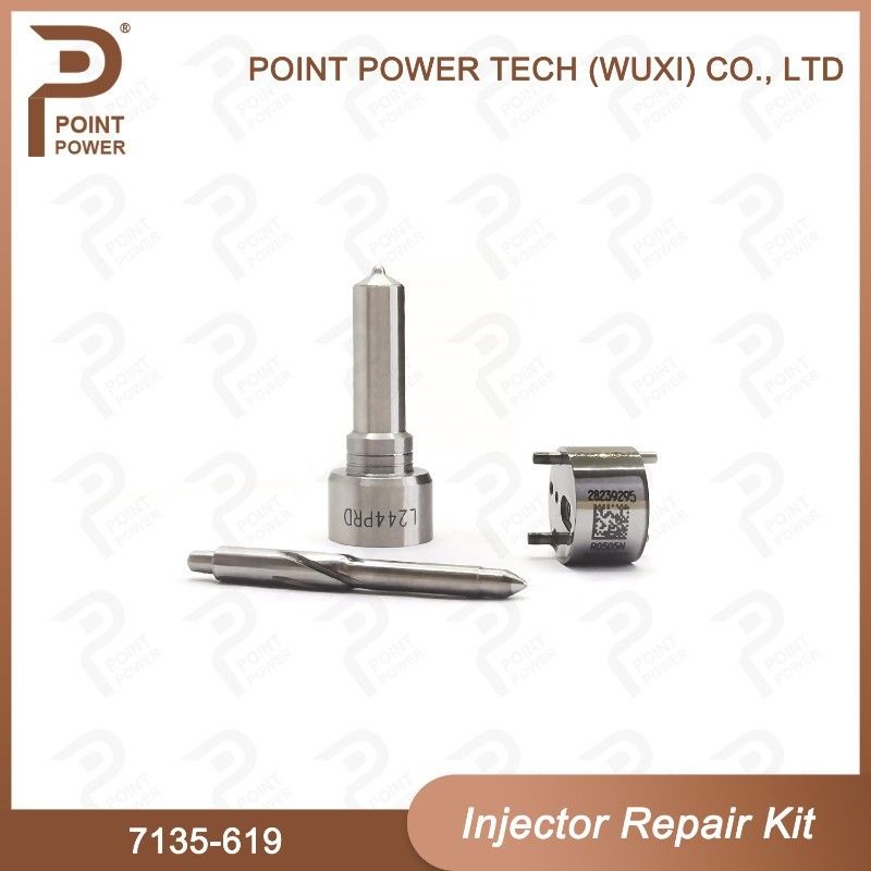Nozzle Valve Kit 7135-619 For Injector SSANGYONG R04501D Includes Nozzle L244PRD And Vavle 28239295 / 28278897