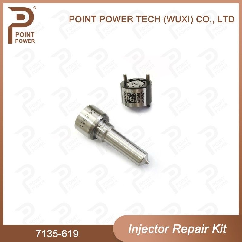 Nozzle Valve Kit 7135-619 For Injector SSANGYONG R04501D Includes Nozzle L244PRD And Vavle 28239295 / 28278897
