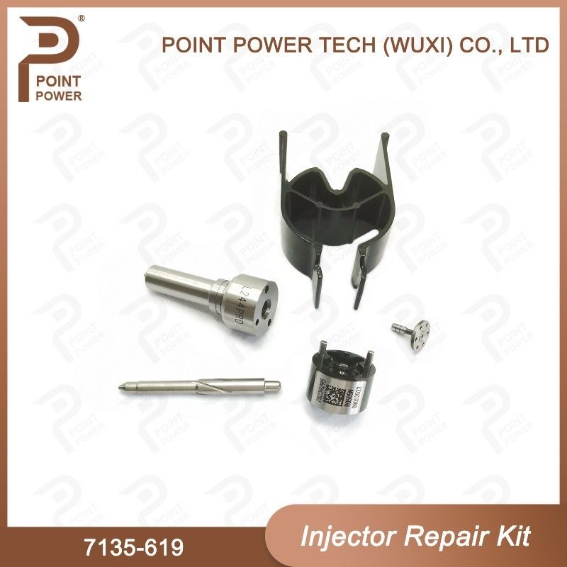 Nozzle Valve Kit 7135-619 For Injector SSANGYONG R04501D Includes Nozzle L244PRD And Vavle 28239295 / 28278897