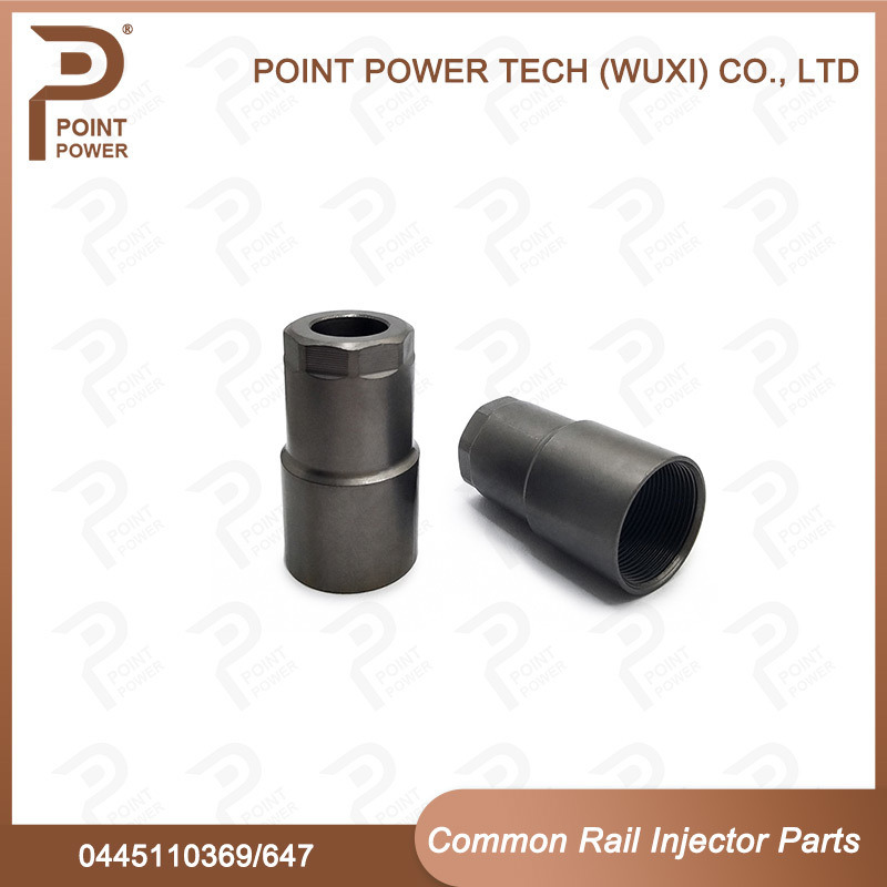 Diesel Injector Common Rail Piezo Injector Nozzle Cap Nut 0445110369 / 647,Φ18.9×34×M17*0.75 Nozzle Cap Nut for Piezo