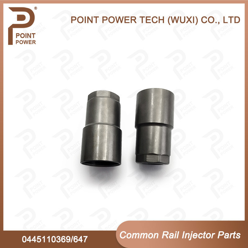 Diesel Injector Common Rail Piezo Injector Nozzle Cap Nut 0445110369 / 647,Φ18.9×34×M17*0.75 Nozzle Cap Nut for Piezo