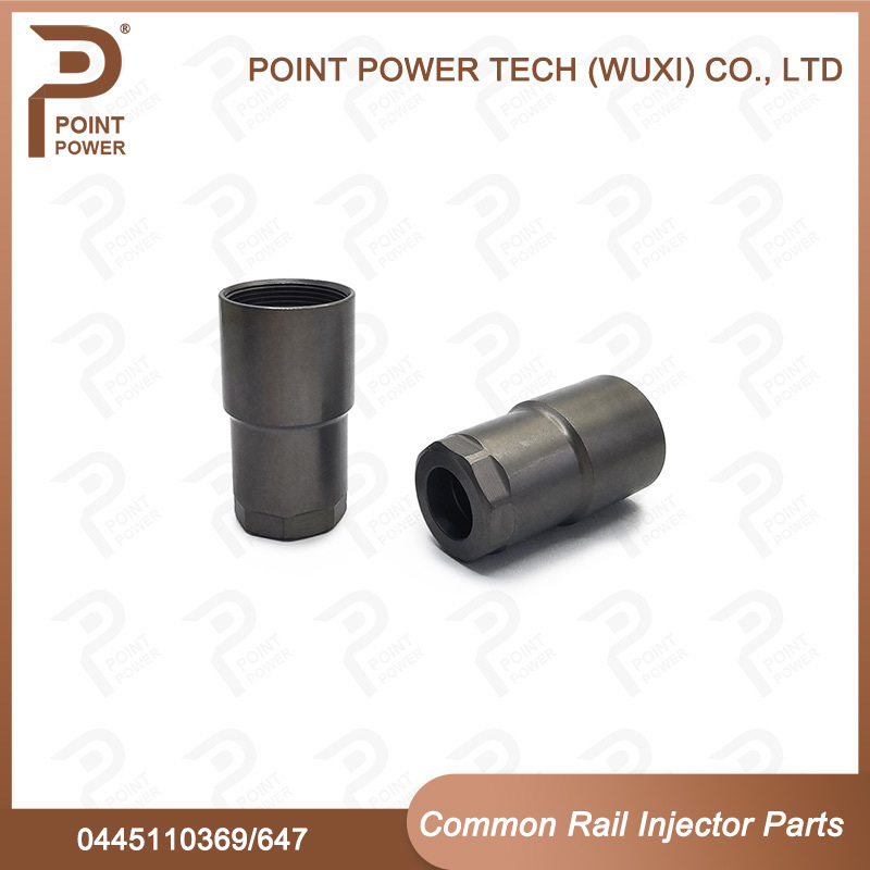 Diesel Injector Common Rail Piezo Injector Nozzle Cap Nut 0445110369 / 647,Φ18.9×34×M17*0.75 Nozzle Cap Nut for Piezo