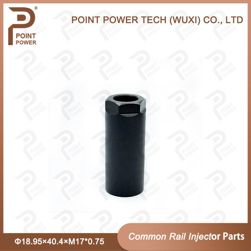 High Speed Steel Injector Nozzle Nut Cap Size Φ18.95×40.4×M17*0.75