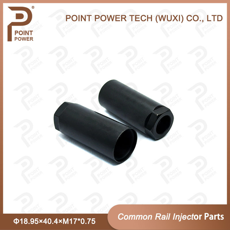 High Speed Steel Injector Nozzle Nut Cap Size Φ18.95×40.4×M17*0.75