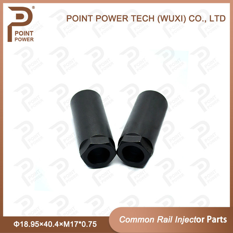 High Speed Steel Injector Nozzle Nut Cap Size Φ18.95×40.4×M17*0.75