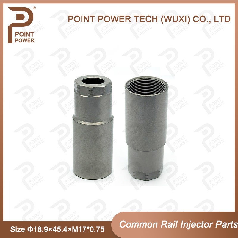 Common Rail Injector Piezo Nozzle Cap Nut Size Φ18.9×45.4×M17*0.75 For Piezo Injector