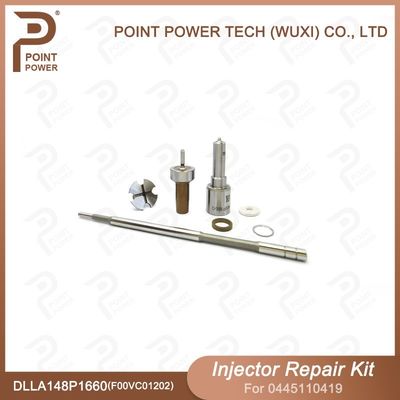 0445110419 Injector Repair Kit for diesel fuel injectors Include Nozzle DLLA148P1660 And Valve F00VC01202