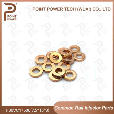 Common Rail Injector Copper Washers Shims F00VC17506 (F00V C17 506) Size 7.5*15*3