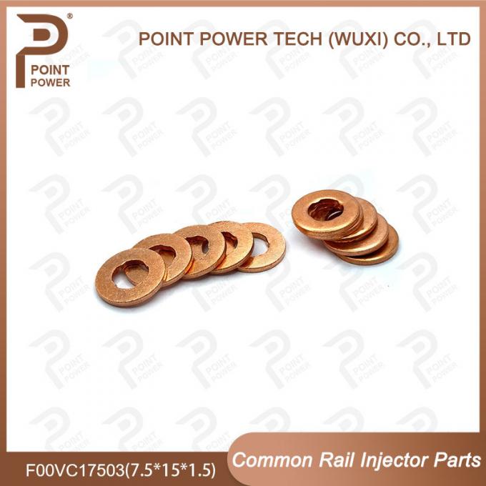 F00VC17503 Injector Nozzle Copper Washer F00V C17 503 Size 7.5*15*1.5 Diesel Sprayer Gasket For Shim 0