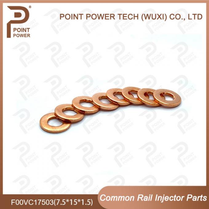 New F00VC17504 Injector Nozzle Copper Washer F00V C17 504 Size 7.5*15*2mm Diesel Sprayer Gasket For Shim 1
