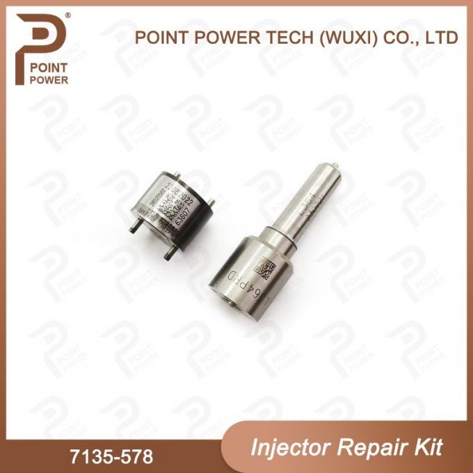 Common Rail Injector Repair Kit 7135-578 for Delphi 28264952 GMDAT Z20D (Nozzle L364PRD + Control Valve 28525582) 0