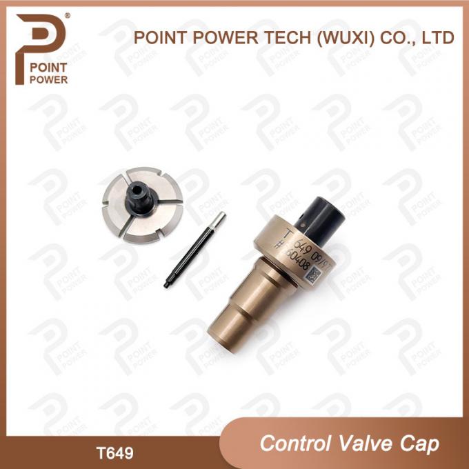 T649 Common Rail Injector Control Valve Cap For Injector 0445110993 / 994 / 33800-4A200 0