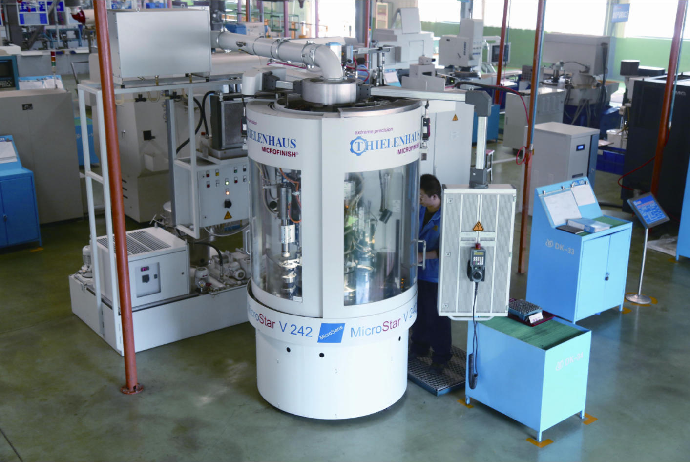 Thiele microfinish grinding