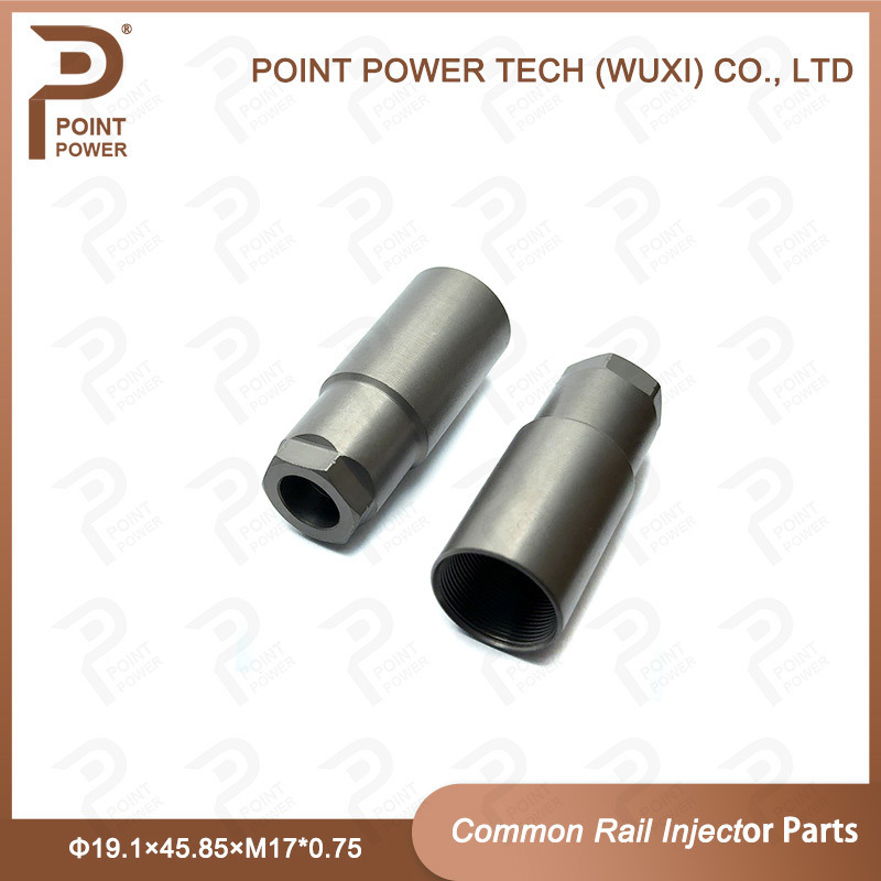 Diesel Fuel Injector Spare Parts Nozzle Nut Cap ,Size Φ19.1Ã45.85ÃM17*0.75,For Piezo Injector 115069